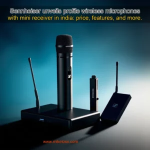 Read more about the article Sennheiser unveils profile wireless microphones with mini receiver in india: price, features, and more.