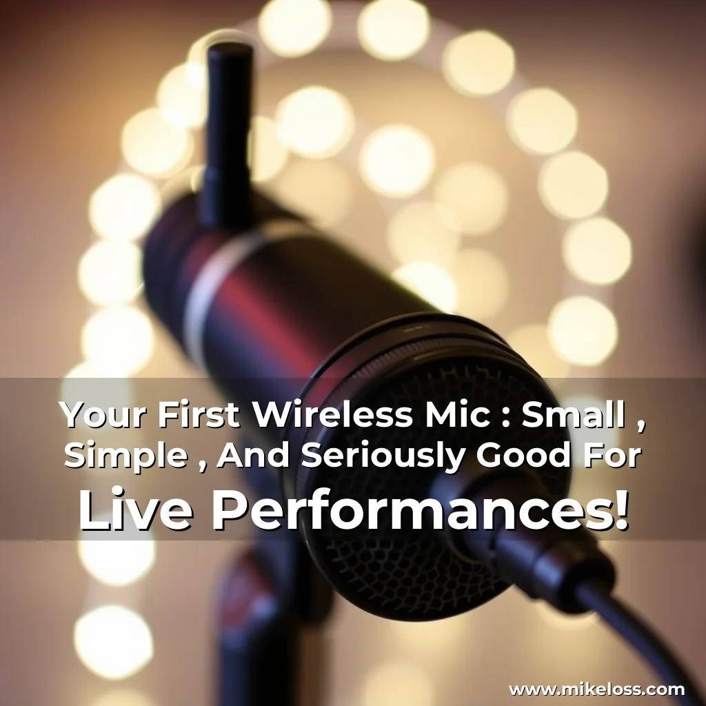 Read more about the article Your First Wireless Mic : Small , Simple , And Seriously Good For Live Performances!