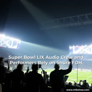 Read more about the article Super Bowl LIX Audio Crew and Performers Rely on Shure  FOH