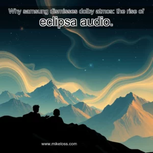 Artistic representation for Why samsung dismisses dolby atmos: the rise of eclipsa audio.
