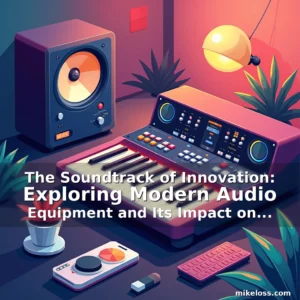 Artistic representation for The Soundtrack of Innovation: Exploring Modern Audio Equipment and Its Impact on Creative Expression