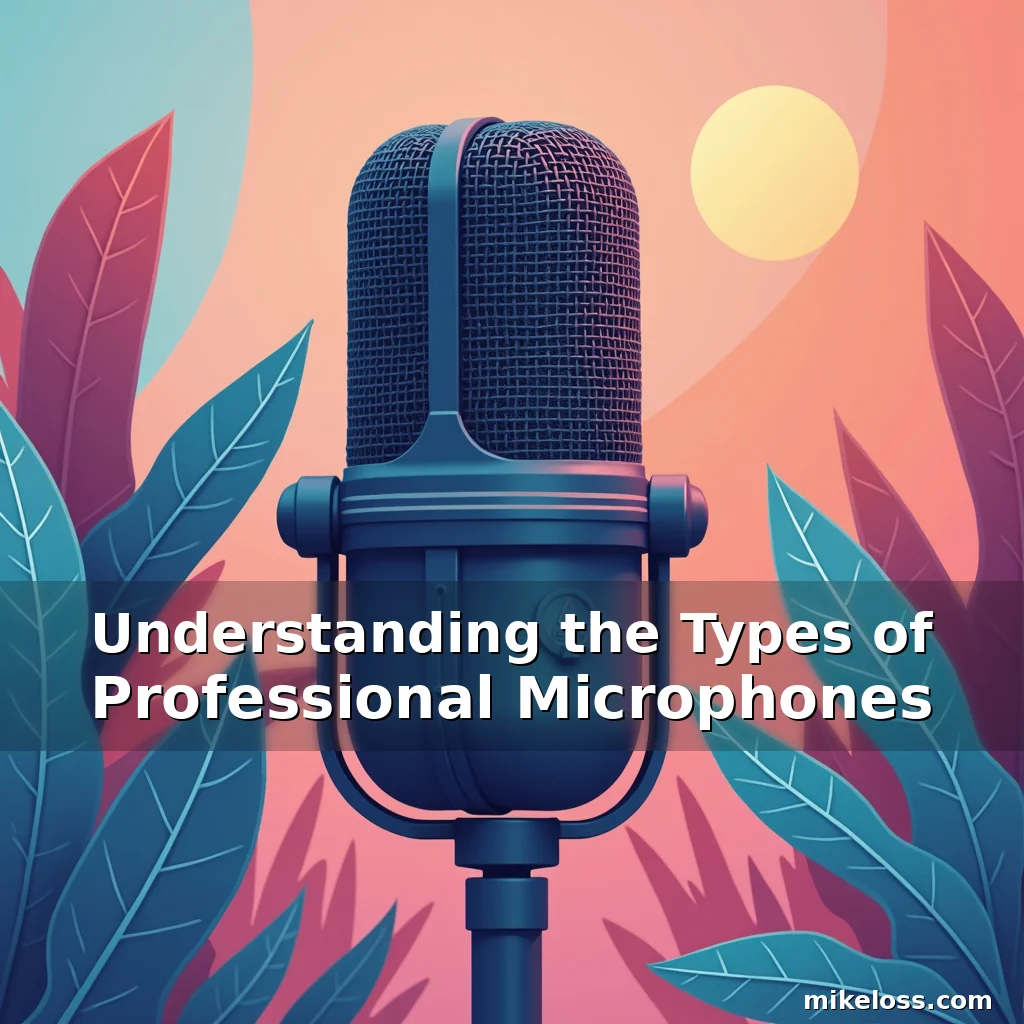Read more about the article Understanding the Types of Professional Microphones