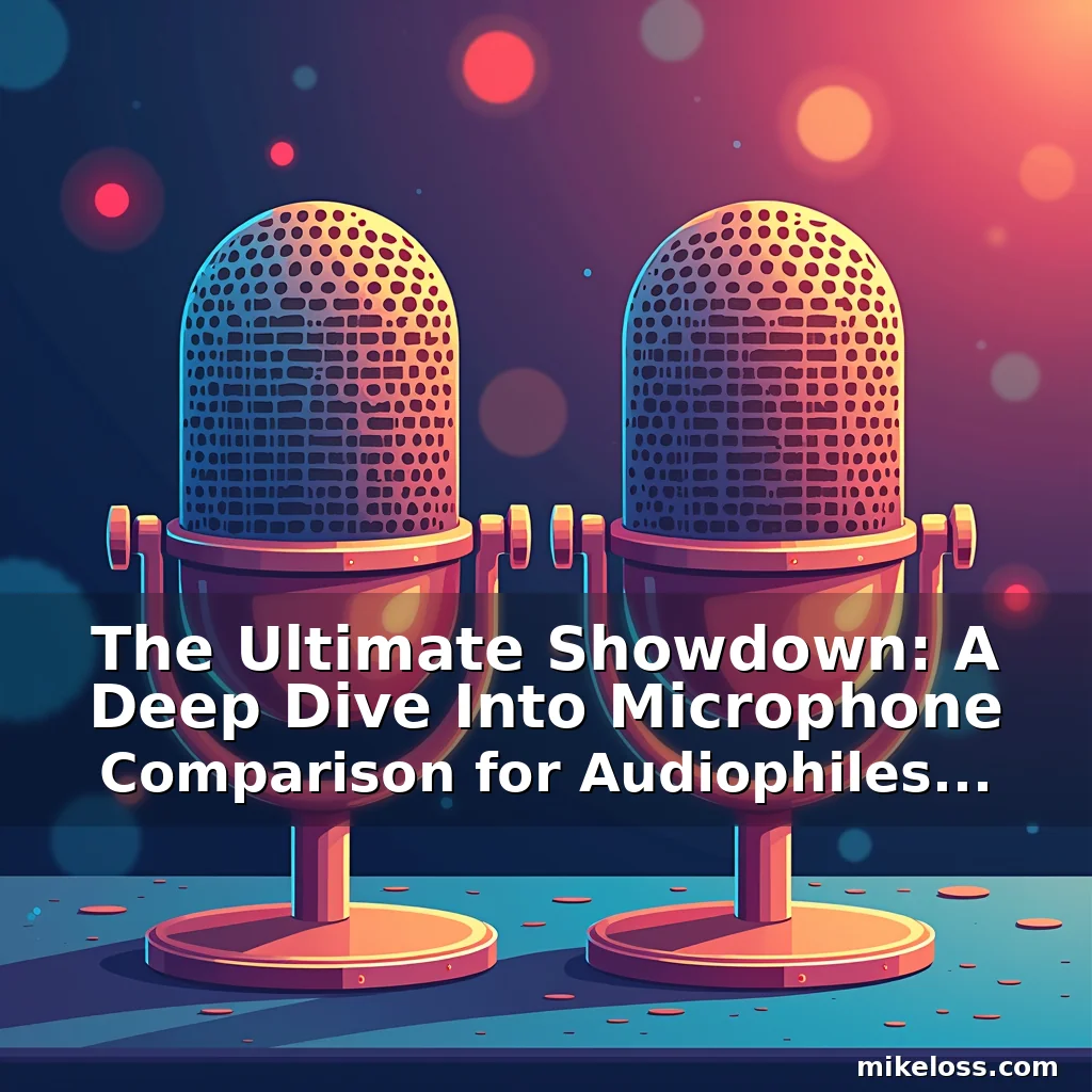 Read more about the article The Ultimate Showdown: A Deep Dive Into Microphone Comparison for Audiophiles and Voice Artists