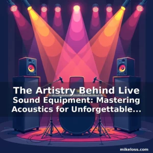 Artistic representation for The Artistry Behind Live Sound Equipment: Mastering Acoustics for Unforgettable Performances