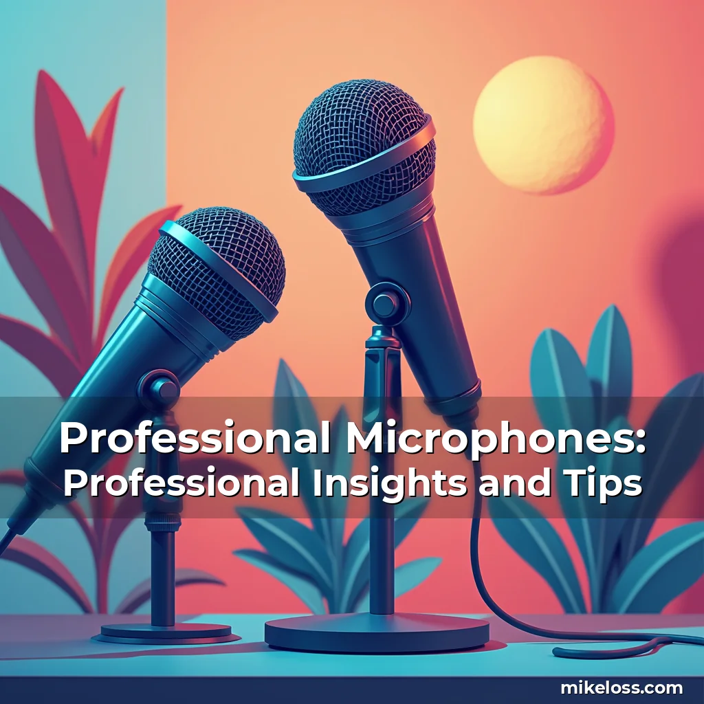 Read more about the article Professional Microphones: Professional Insights and Tips