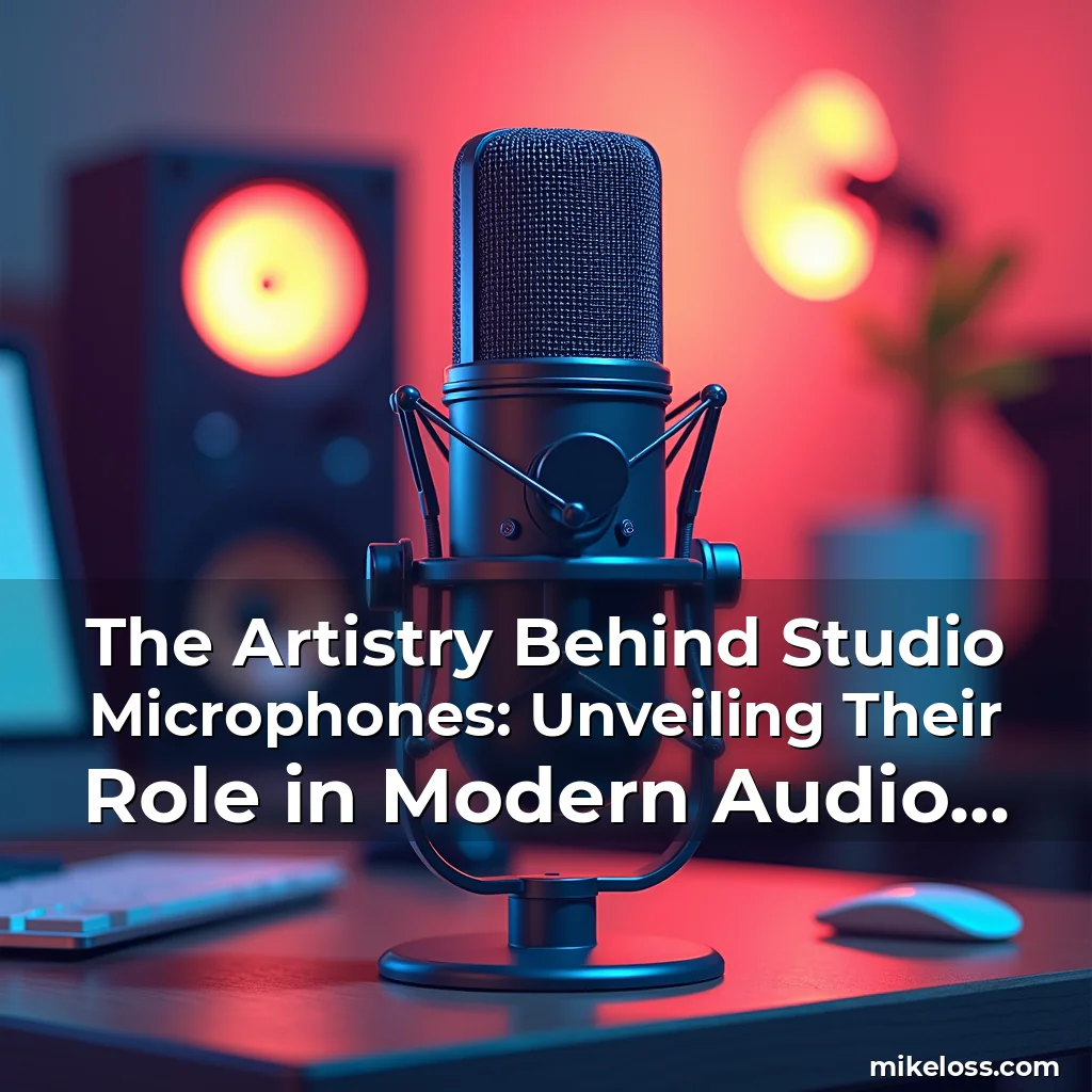 Read more about the article The Artistry Behind Studio Microphones: Unveiling Their Role in Modern Audio Production