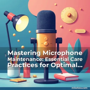 Read more about the article Mastering Microphone Maintenance: Essential Care Practices for Optimal Performance
